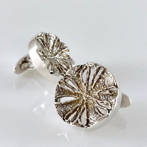 Fabulous and huge silver cufflinks
