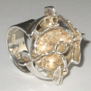 Ring, silver'Tundra Series', 1960s.