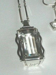 Pendant, 1942
Silver with Rock Chrystal.
