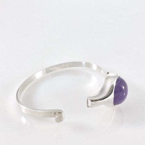 Silver amethyst bracelet by Astri Holte