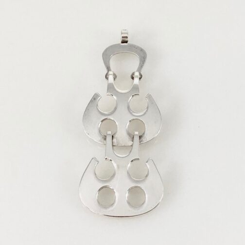 Hinged silver pendant from the workshop of David-Andersen