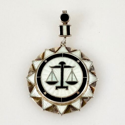 Zodiac sign of Libra pendant by David-Andersen