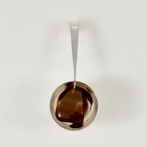 Erling Christoffersen for PLUS; silver with agate
